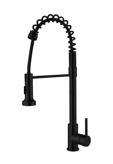 [ROYAL RYL] KITCHEN FAUCET RYL SPRING BLACK HEAVY DUTY