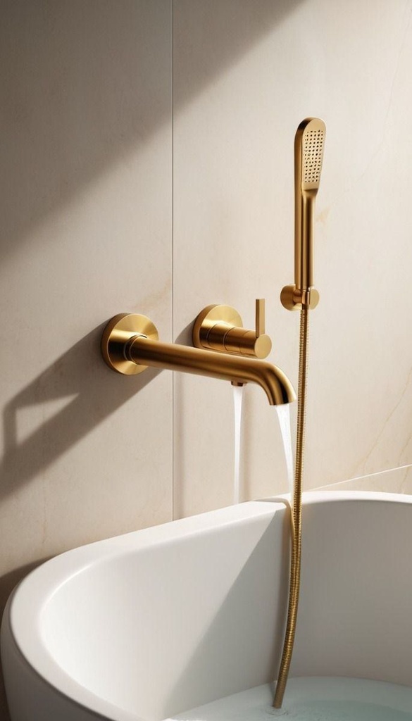 [BDC-TUB-003] One-Handle Arc Bath Faucet