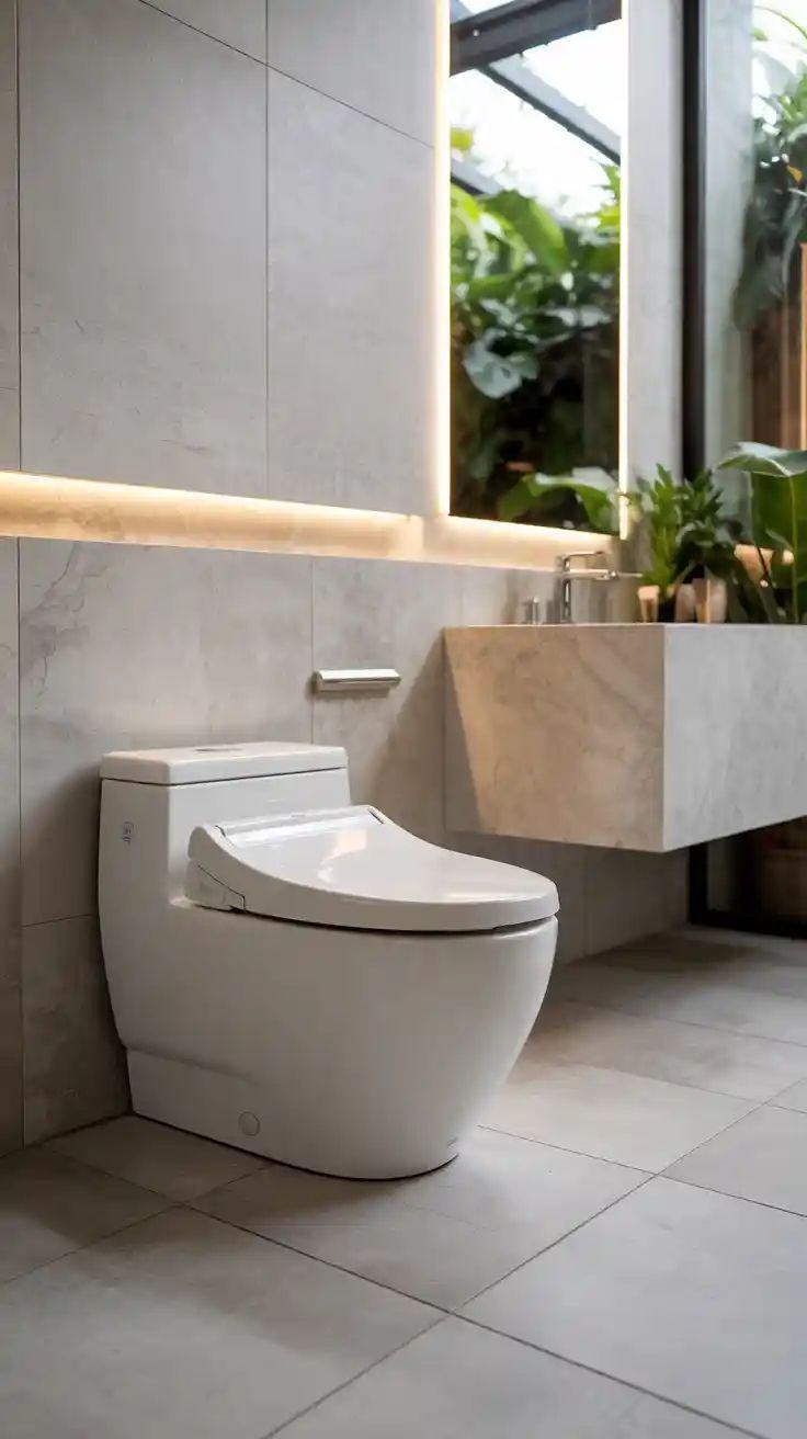 Close-Coupled Toilet